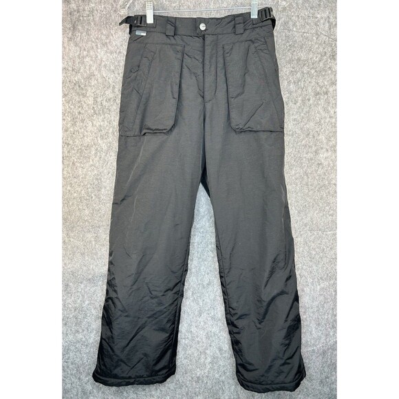 Columbia Snow Pants Black Insulated Convert Snowboard Ski Winter Youth 14-16 - Picture 1 of 10